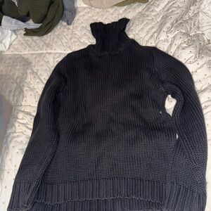 Oversized 100% Cotton Turtleneck